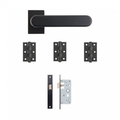 Juno Matt Black Slim Latch Kit - DE