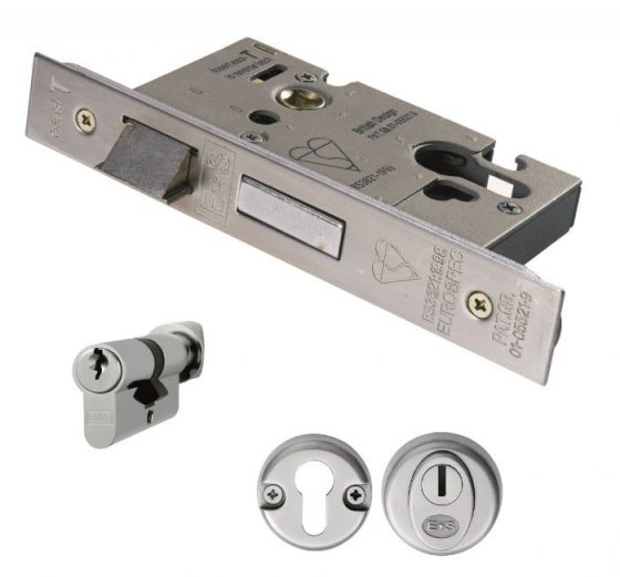 Euro Profile BS Cylinder and Turn Sashlock
