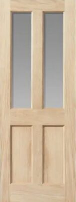 Internal Oak Severn (CLEAR GLASS) Un-Finished Door