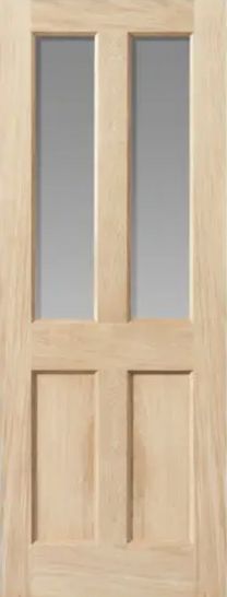 Internal Oak Severn (CLEAR GLASS) Un-Finished Door