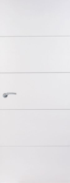Internal White Premium Moulded Horizontal 4 Line FD60 54mm Smooth Door