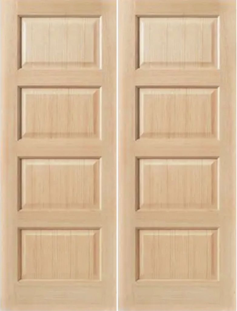 Oak Pattern 50 Mersey Pair NON Rebated Un-Finished - DF