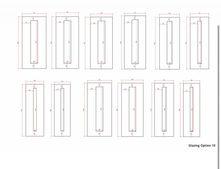 Internal Flush White Primed Glazed 10 FD30 44mm Fire Door - Image 2