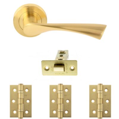Internal Handle Pack Satin Brass - HH