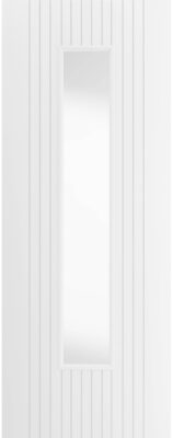 Internal Aria White Primed (CLEAR GLASS) Door