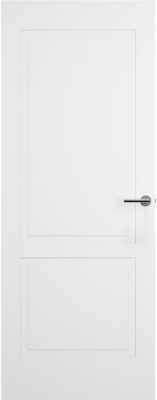 Internal White Primed Shallow Embossed 2 Panel FD60 54mm Fire Door