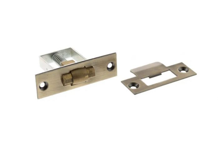 Adjustable Architectural Heavy Duty Roller Catch - Antique Brass