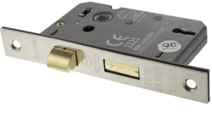 3 Lever Sashlock Satin (3 inch) - AUK