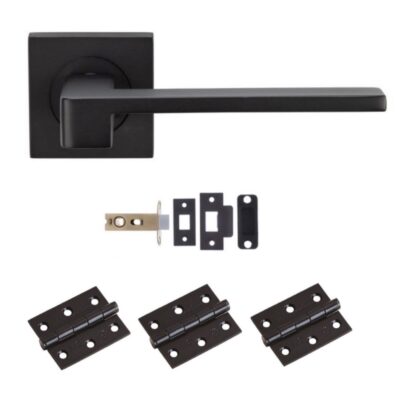 Internal Handle Pack Square Rose -  Matt Black DGCB