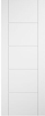 White Laminate Pre-Finished Ladder FD30 44mm Fire Door - LPD