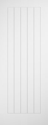 White Pre-Finished Laminate Cottage Semi Solid Core - LPD