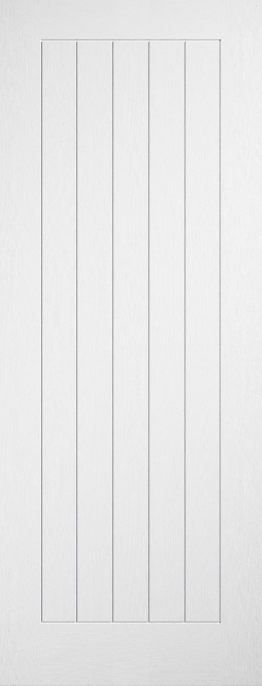 White Pre-Finished Laminate Cottage Semi Solid Core - LPD