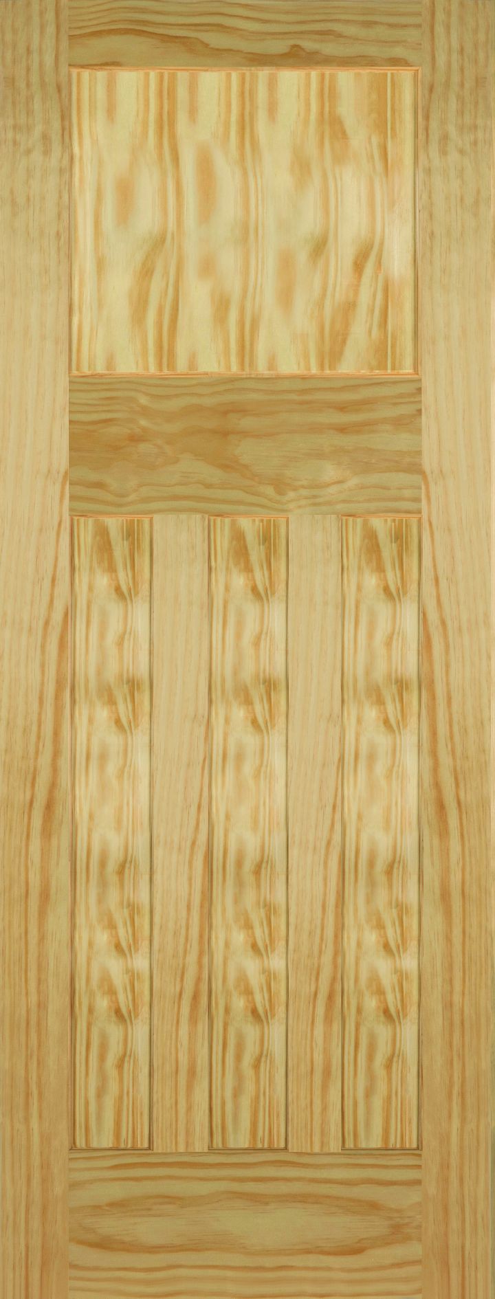 Internal Pine Flat Panel 1930 4 Panel FD30 44mm Fire Door