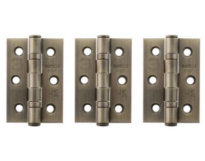 Antique Brass 3 inch Butt Hinges 3 Per Pack - MB