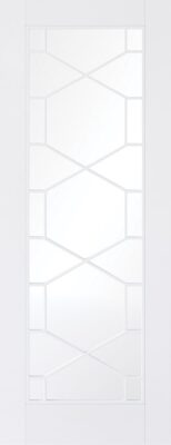 Internal Orly White Primed (CLEAR GLASS) Door