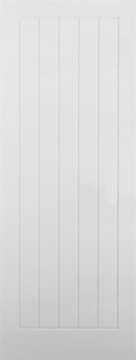 Internal White Primed Textured Vertical 5 Panel Premium Core Door