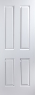 Internal White Primed 4 Panel Smooth Atherton FD30 35mm Fire Door