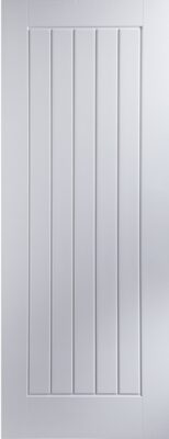 Internal White Primed Newark Woodgrain 44mm FD30 Fire Door