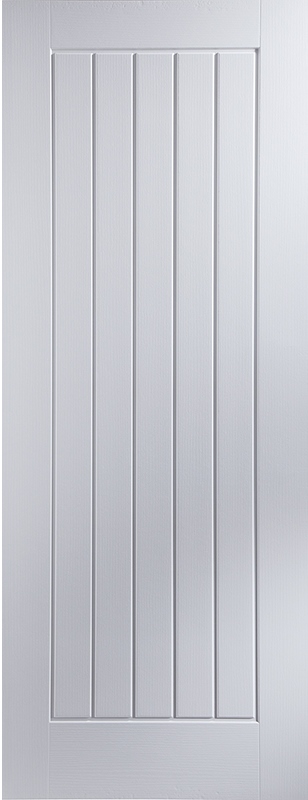 Internal White Primed Newark Woodgrain Door