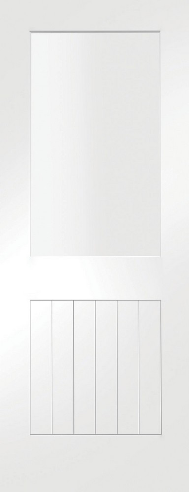 White Primed Suffolk (CLEAR GLASS) - XL