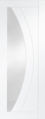 White Primed Salerno (CLEAR GLASS) FD30 44mm -  XL