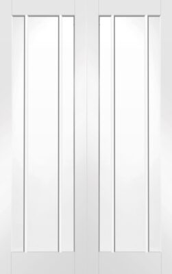 White Primed Worcester Pair (CLEAR GLASS) - XL