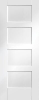 White Primed Shaker 4 Panel - FD30 - 44mm -  XL