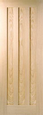 Oak Idaho Un-Finished Solid Core Door - LPD