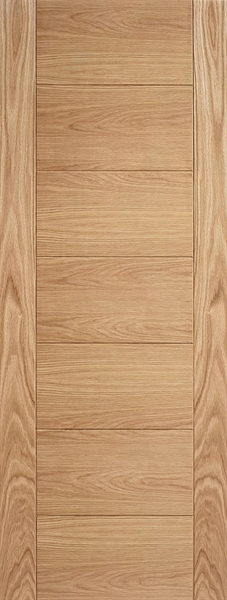 Internal Oak Carini Solid Core Un-Finished Door