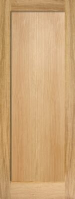 Oak Pattern 10 Un-Finished 1 Panel Solid Core Door - LPD