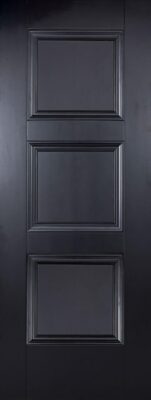 Black Primed Amsterdam FD30 44mm Fire Door - LPD