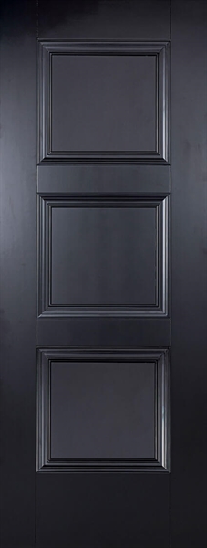 Black Primed Amsterdam FD30 44mm Fire Door - LPD