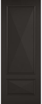 Black Primed Plus Knightsbridge - Solid Core - Raised Mouldings - LPD