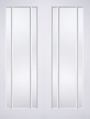 White Primed Lincoln Glazed Pair - Solid Core - LPD