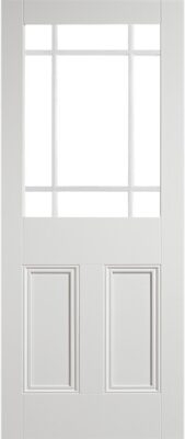 Internal White Primed Downham Un-glazed (NO GLASS) Door