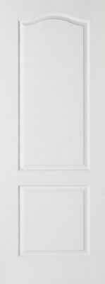 White Primed Classical 2 Panel Woodgrain Hollowcore - LPD