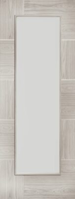 Internal White Grey Laminate Ravenna (CLEAR GLASS) Door