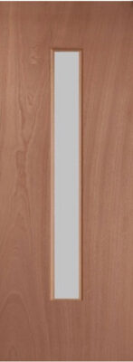 Lipped Timber Blank 29G (OBSCURE GLASS) FD30 44mm Fire Door - MB
