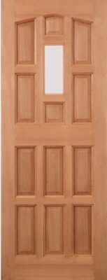 External Hardwood Elizabethan Dowelled Un-Glazed (NO GLASS) Door