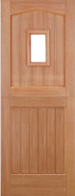 External Hardwood Stable 1L Un-Glazed (NO GLASS) M&T Un-Finished Door