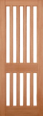 External Hardwood Windsor (CLEAR GLASS) Double Glazed M&T Door