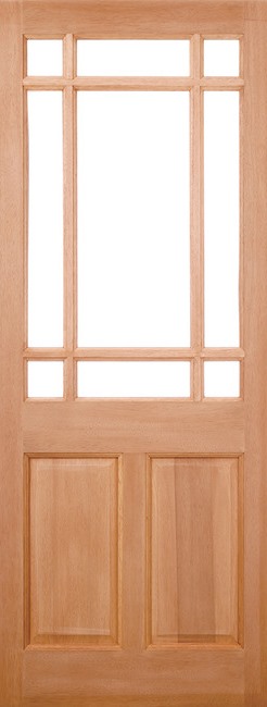 External Hardwood Warwick M&T Un-Glazed (No Glass) Door