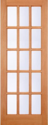 External Hardwood SA 15L (CLEAR GLASS) M&T Door