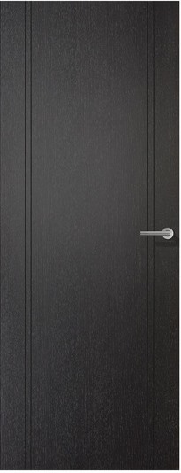 Internal Laminate Black Monaco FD30 Fire Door - Pre-Finished - LPD