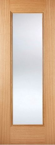 Oak Eindhoven (CLEAR GLASS) Pre-Finished Door - LPD