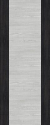 Internal Flush Light Grey Ash Dark Grey Edges Pre-Finished FD60 54mm Fire Door