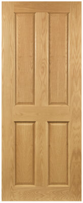 Internal Oak Bury 4P Pre-Finished Door