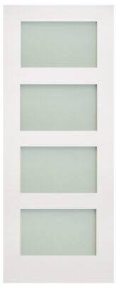 Internal White Primed Coventry (OBSCURE GLASS) Solid Core Door