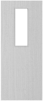 Internal Light Grey Ash Pre-Finished Flush 14 Glazed FD30 44mm Firedoor