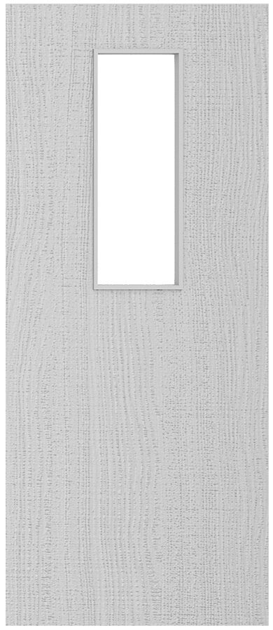 Internal Light Grey Ash Pre-Finished Flush 14 Glazed FD30 44mm Firedoor